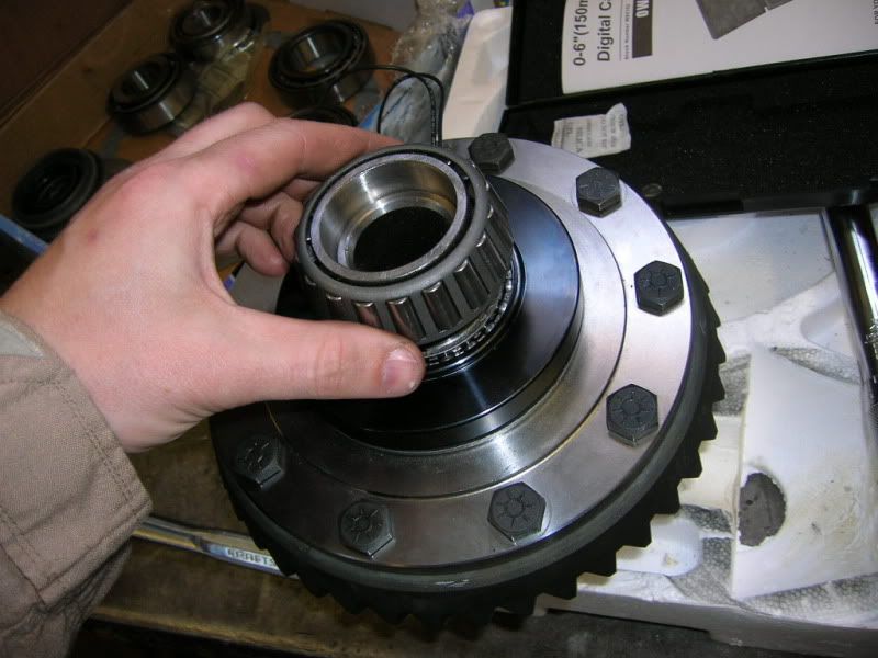 Dana 44 Gear Install / Make your own Setup Bearings Bronco Forum